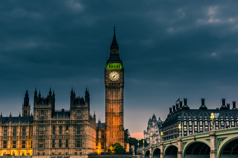 London skyline with Big Ben