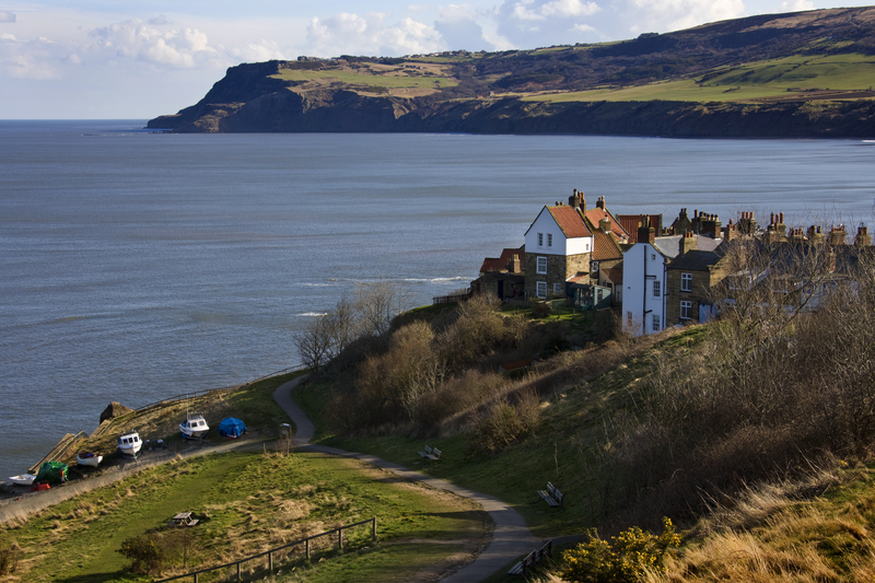Clifftop view of Robin Hood's Bay
